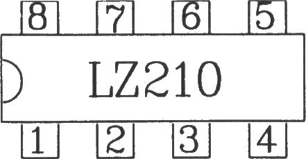 《脉宽调制器LZ210应用电路图》相关图片 脉宽调制器LZ210应用电路图
