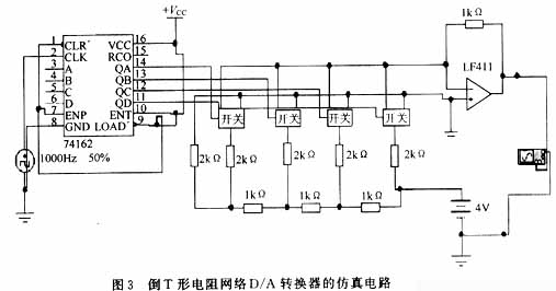 倒T形电阻网络D