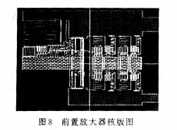 前置放大器核版图