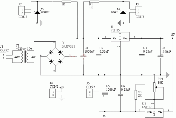 点击看大图 电源控制电路