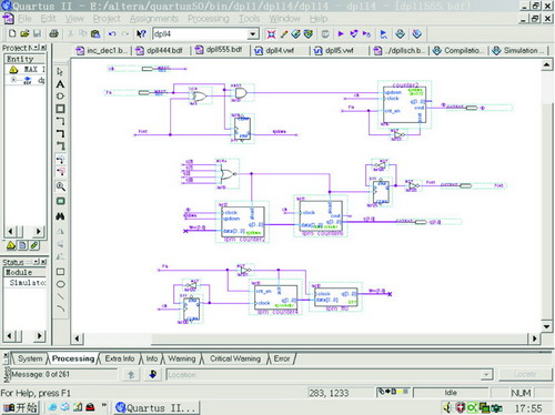 改进型异或门鉴相器DPLL原理图