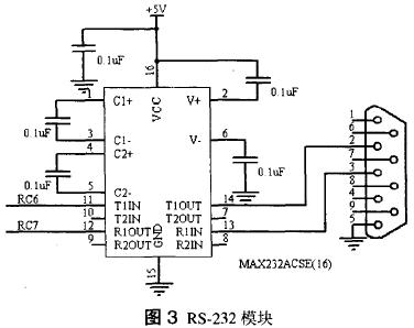 RS-232模块的原理图
