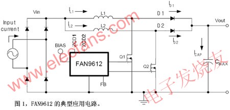 FAN9612典型应用电路 www.elecfans.com
