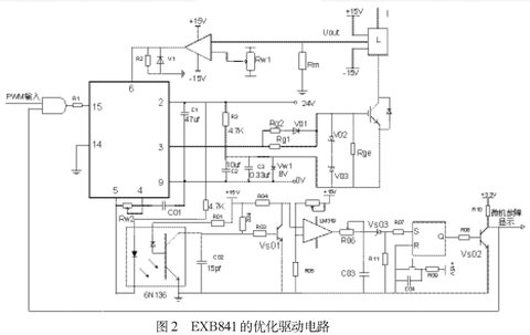 EXB841的优化驱动电路