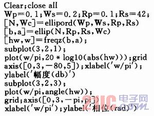 IIR数字滤波器的Matlab和FPGA实现