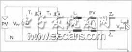 双极性SPWM调制的全桥并网逆变器的拓扑结构