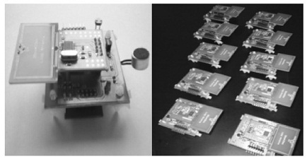无线传感器网络节点实物图片锁定