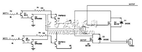 电机控制模块原理图