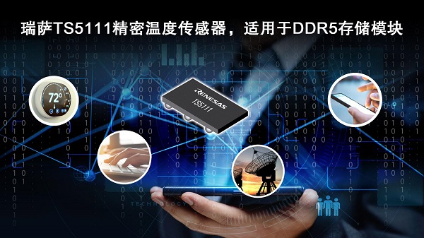 瑞萨TS5111精密温度传感器,适用于DDR5<a class= 瑞萨TS5111精密温度传感器,适用于DDR5<a class=
