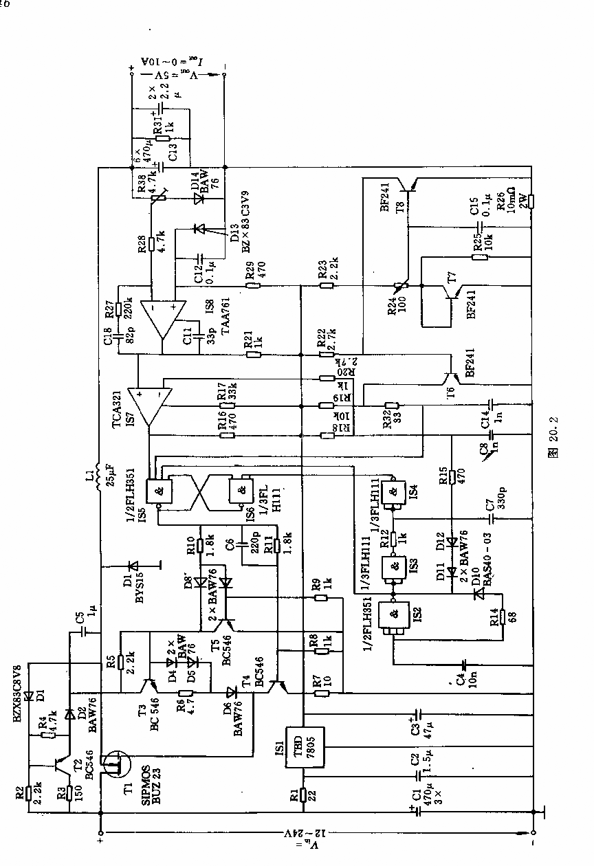 采用SIPMOS晶体管的5V／10A100kh扼流圈交流器