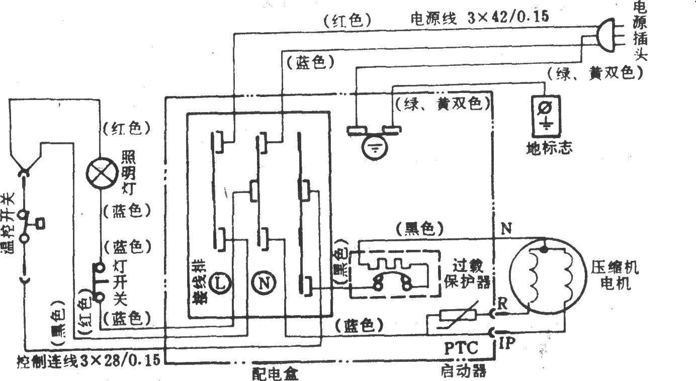 西冷牌BYD-170电冰箱
