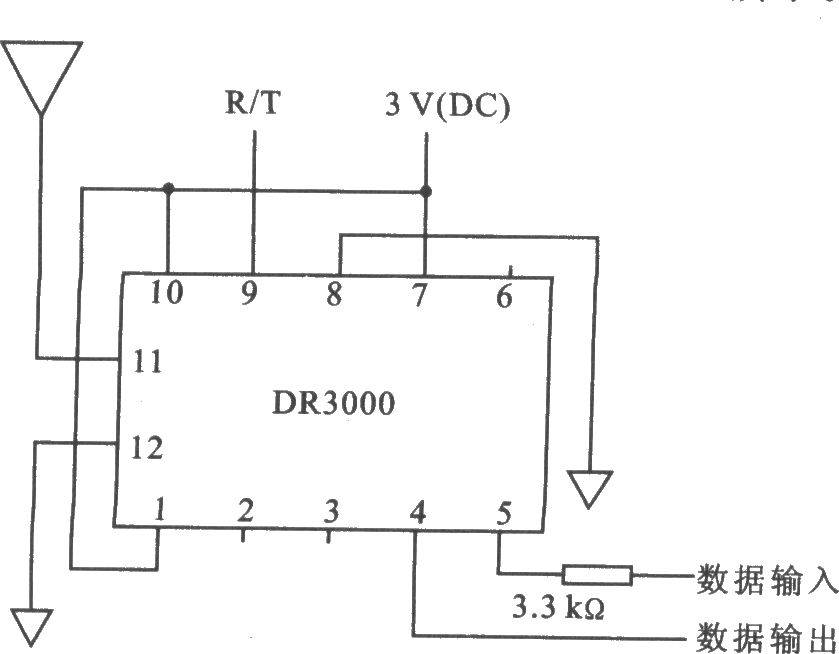 DR3000 00K/ASK 916.50 MHz收发器模块
