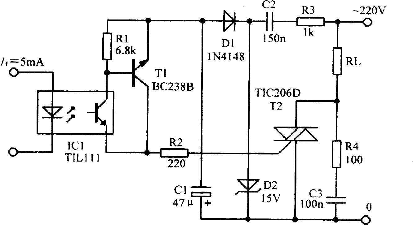可控硅驱动放大电路