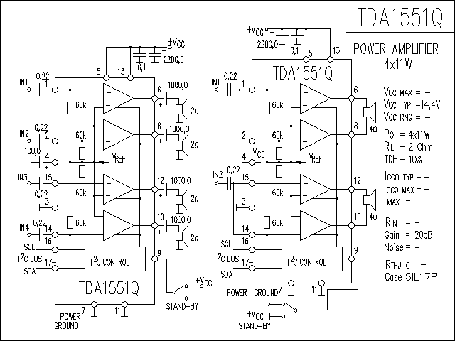 TDA1551Q功放电路