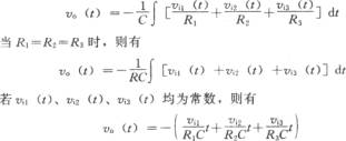 求和积分器