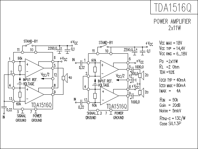 TDA1516Q功放电路