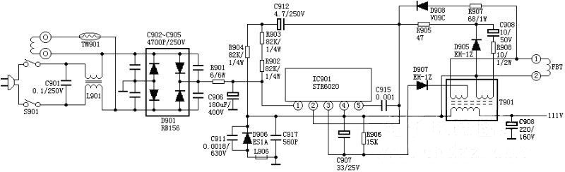 STR6020电源