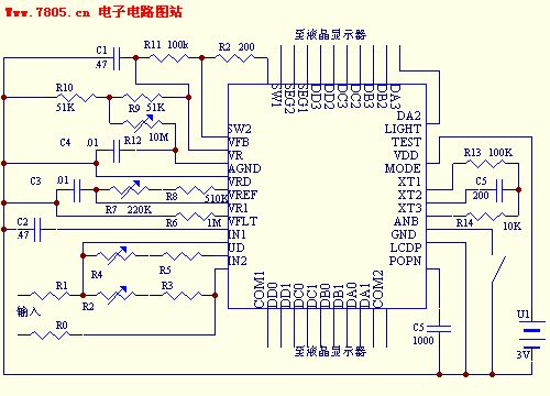 6Y7单片全自动电压表