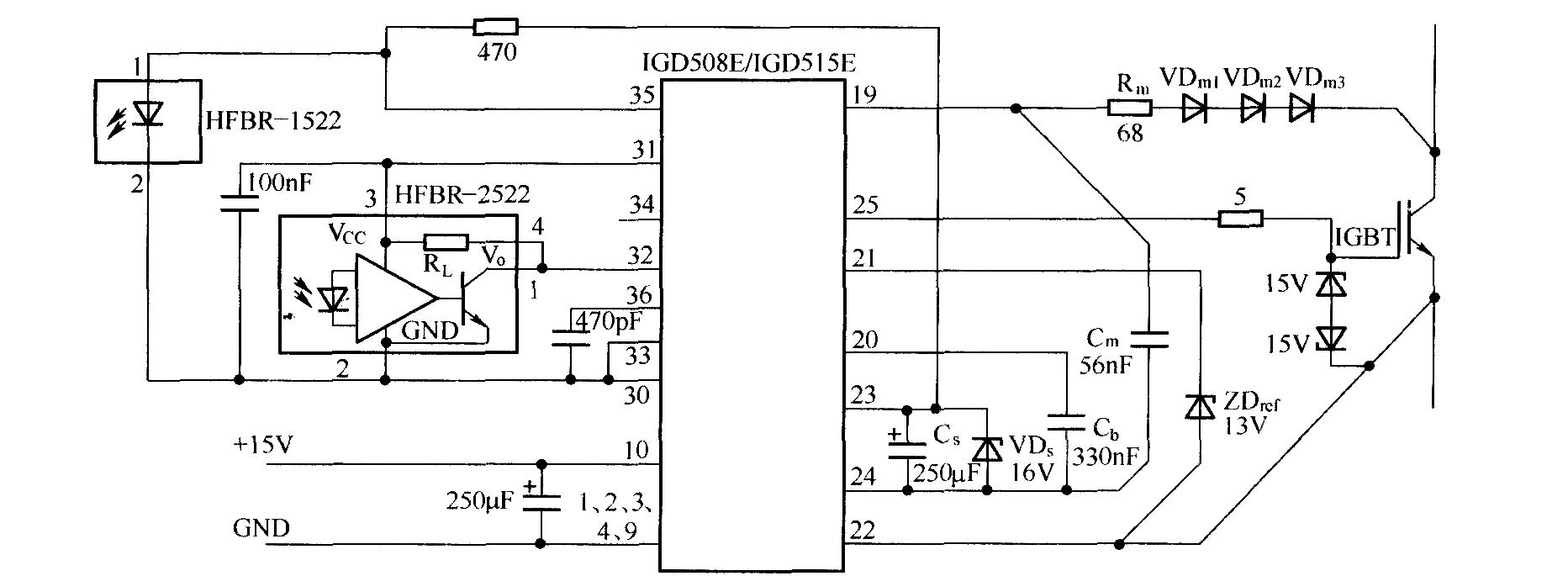 IGD508E／IGD515E应用电路
