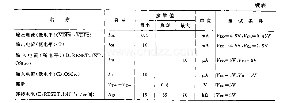 M50431—101SP (电视机)红外线遥控接收微处理器电路