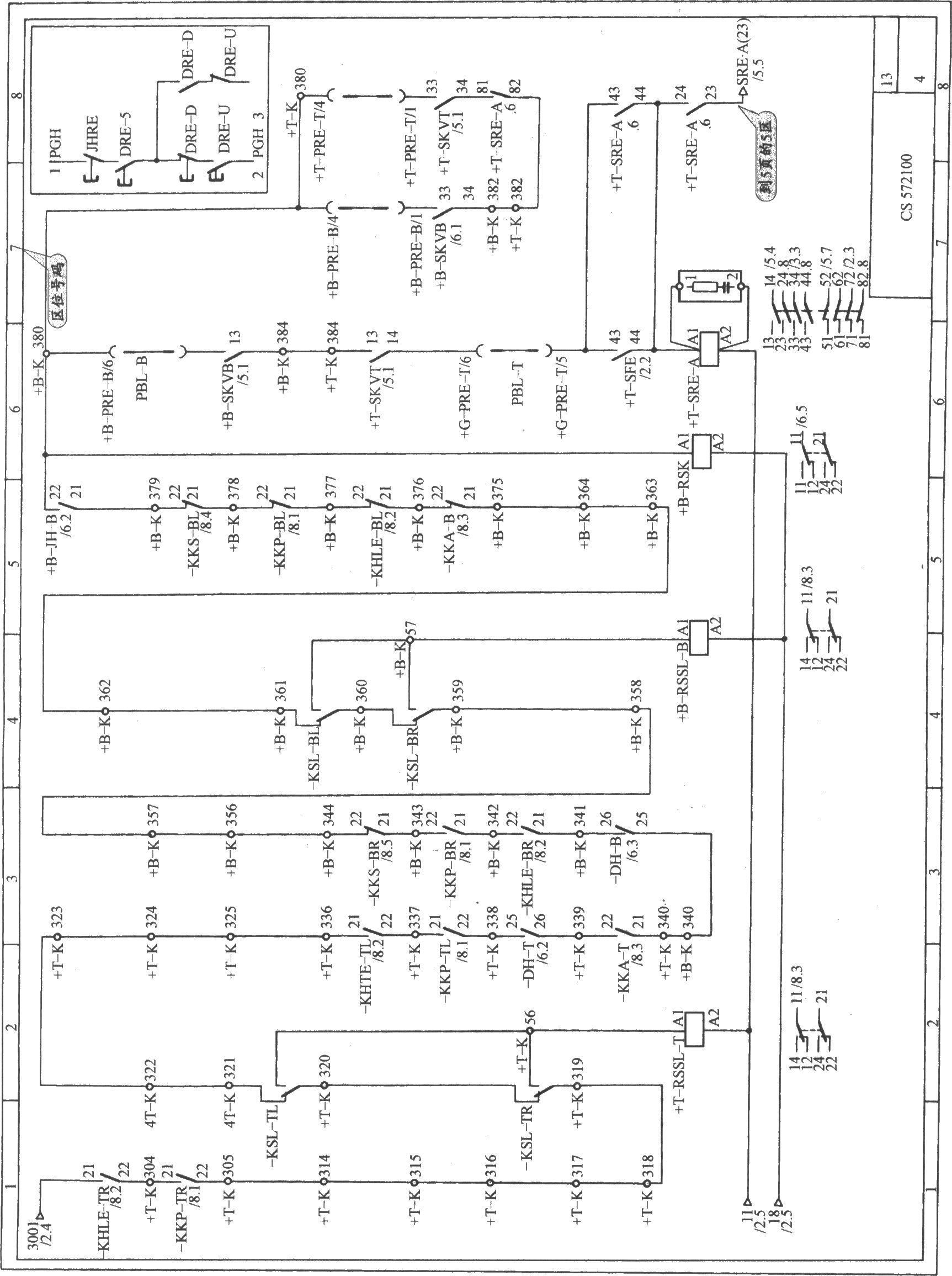 迅达自动扶梯安全回路电路