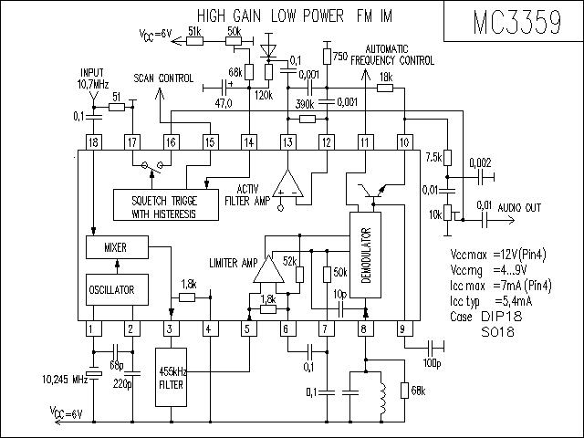 MC3359接收电路