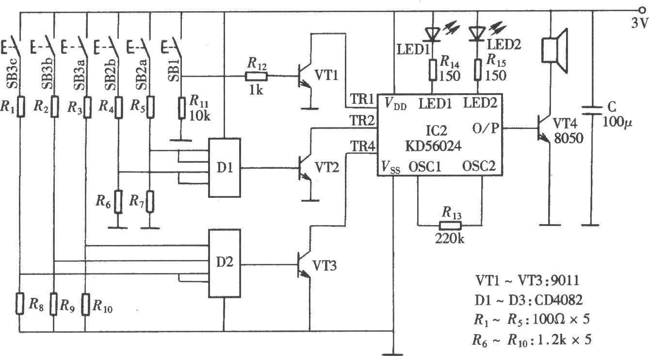 能表明来客身份的门铃(KD56024)