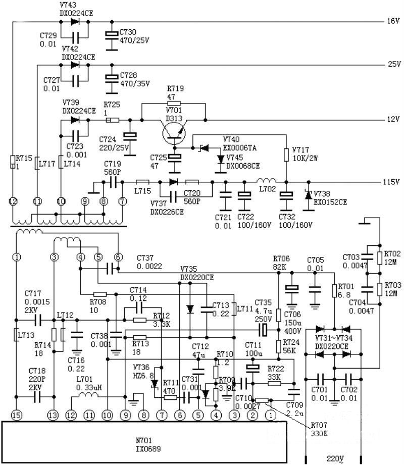 《IX0689电源》相关图片 IX0689电源