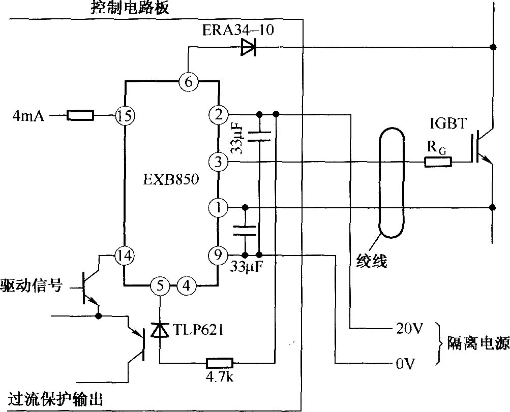 EXB850的应用电路