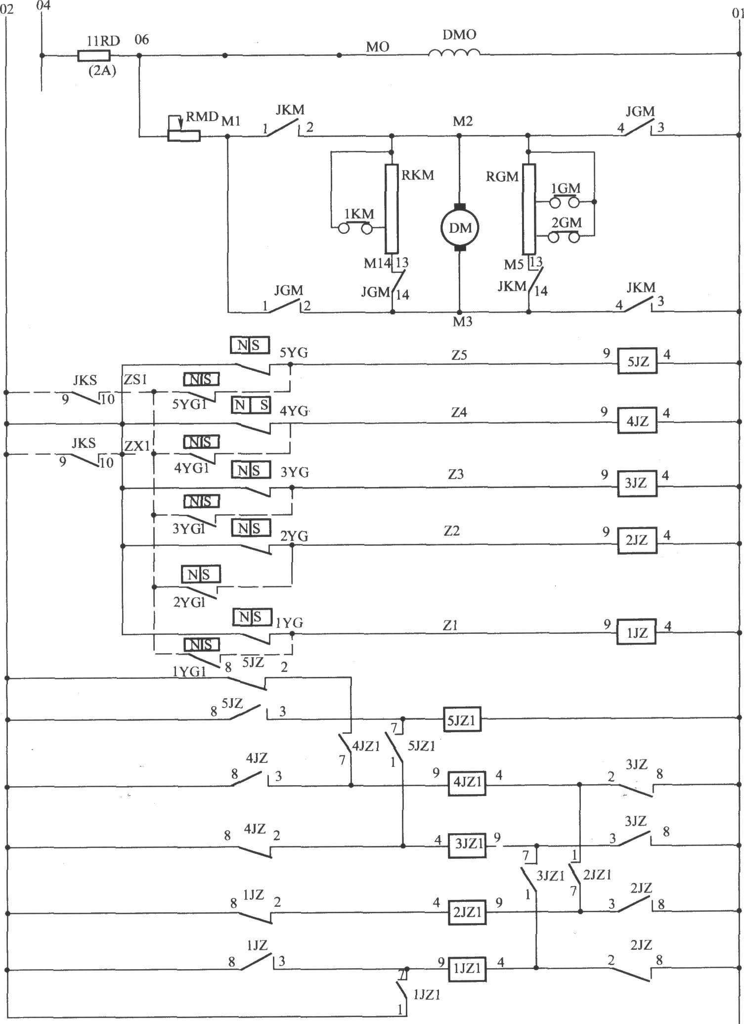 APM-81电梯开门机驱动与门区电路