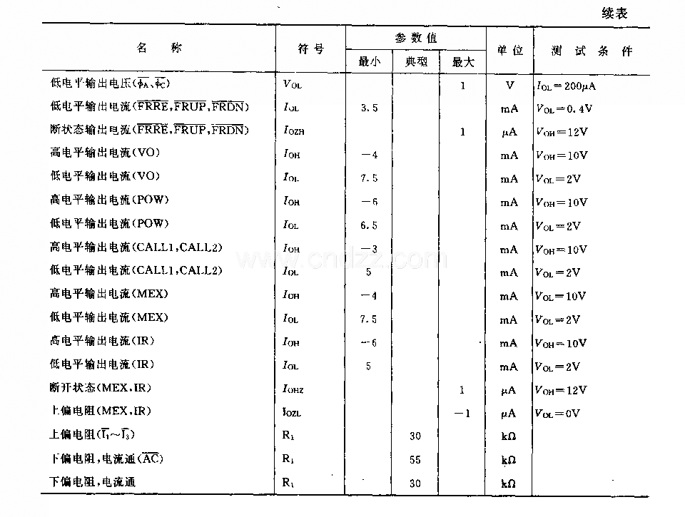 M50126P (电视机)红外线遥控接收电路