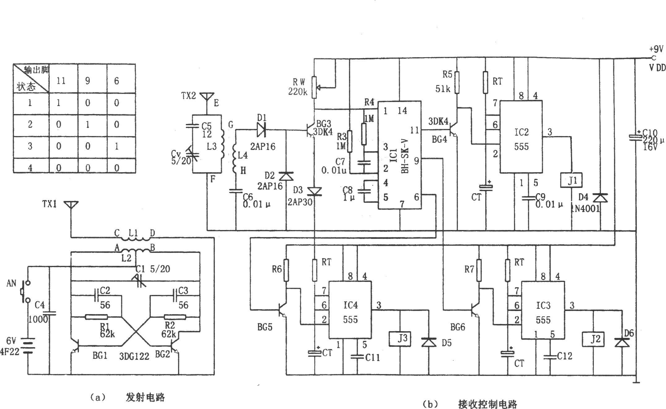 遥控式多档控制器