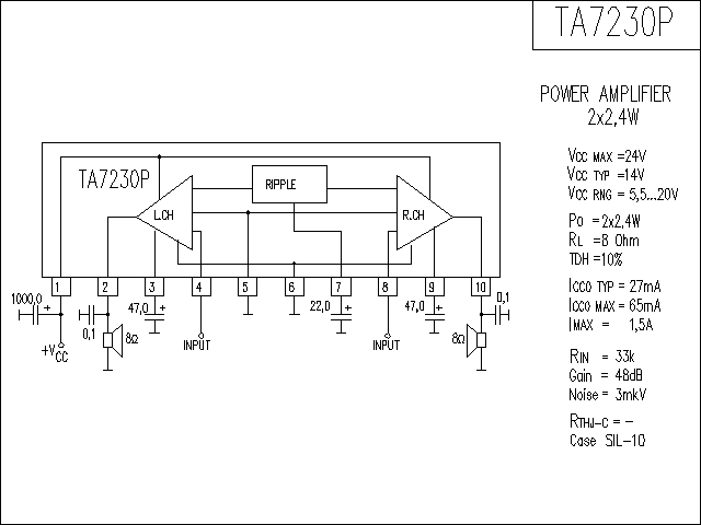 TA7230P功放电路