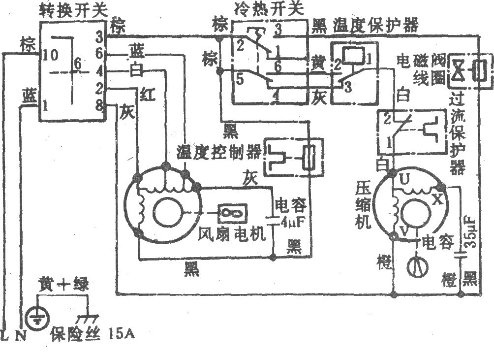 宝花牌KCR-35A整体式空调器