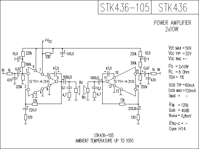 STK436功放电路