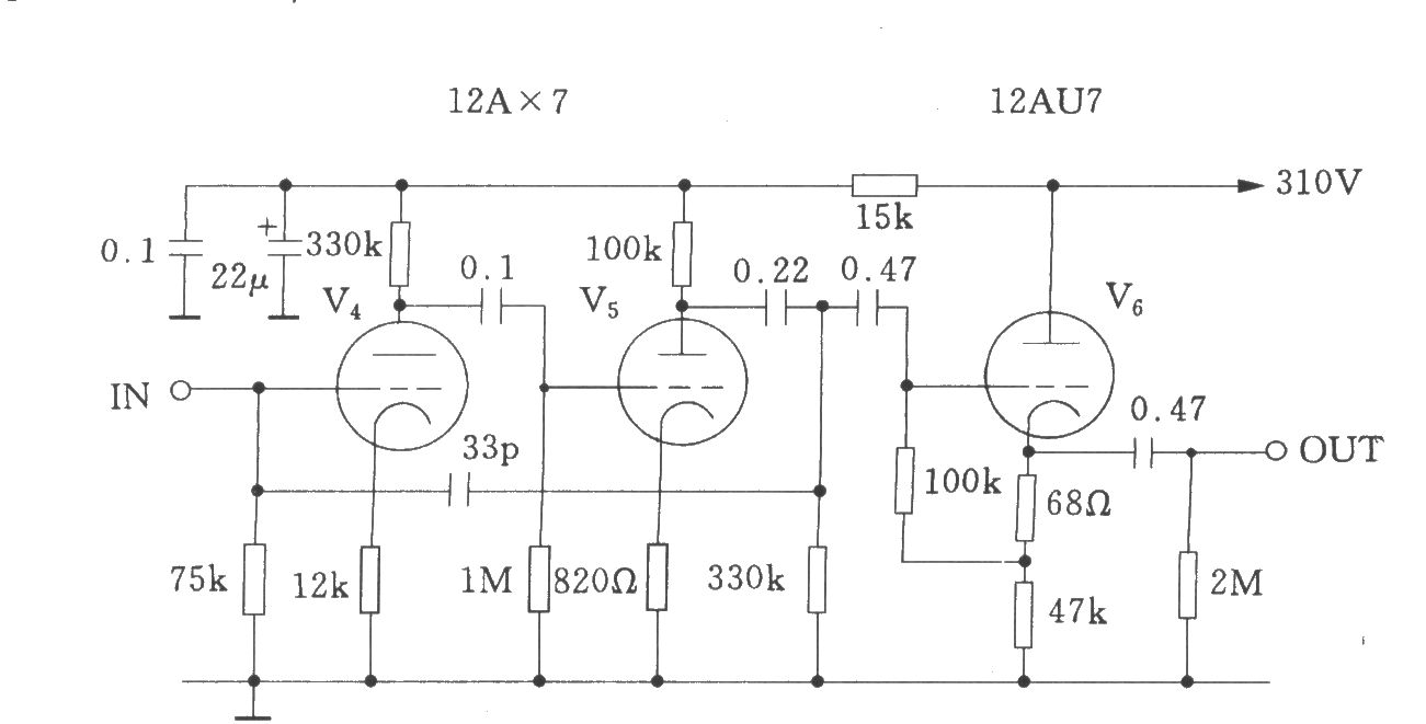 McIntosh-C22电子管线路放大与输出级