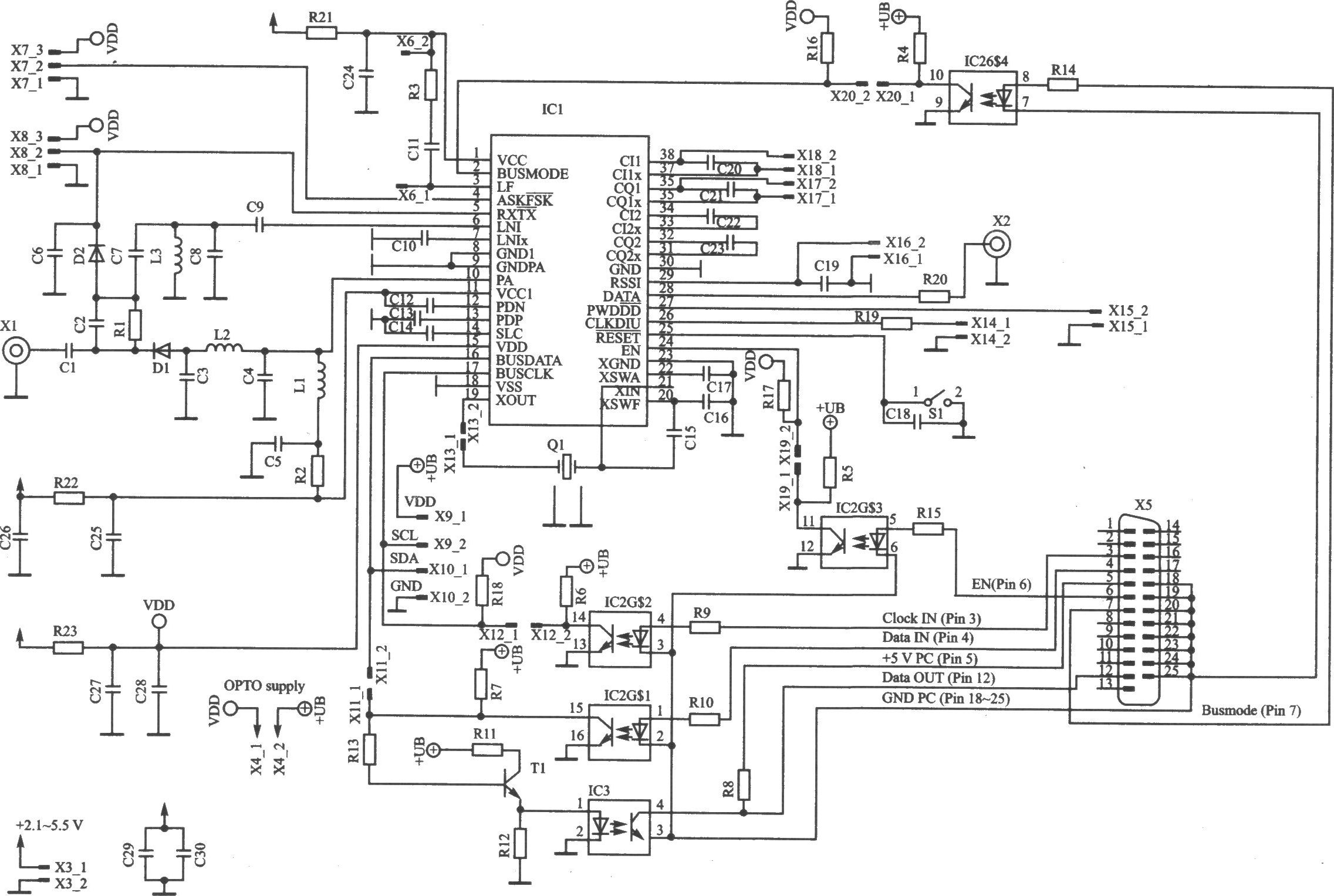 TDA5251 ASK/FSK 315 MHz收发器