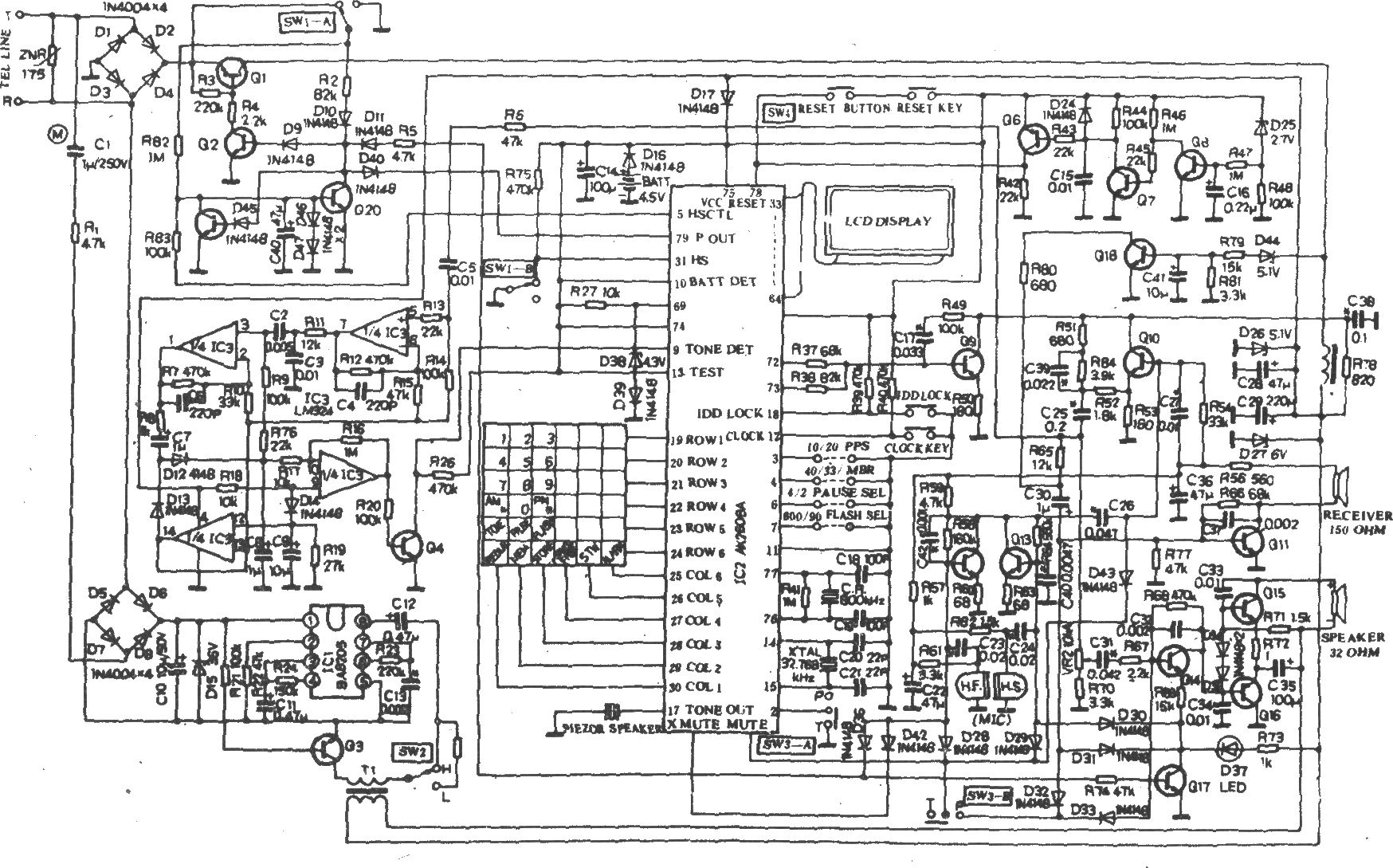 HA30(III)P／TSDL型电话机
