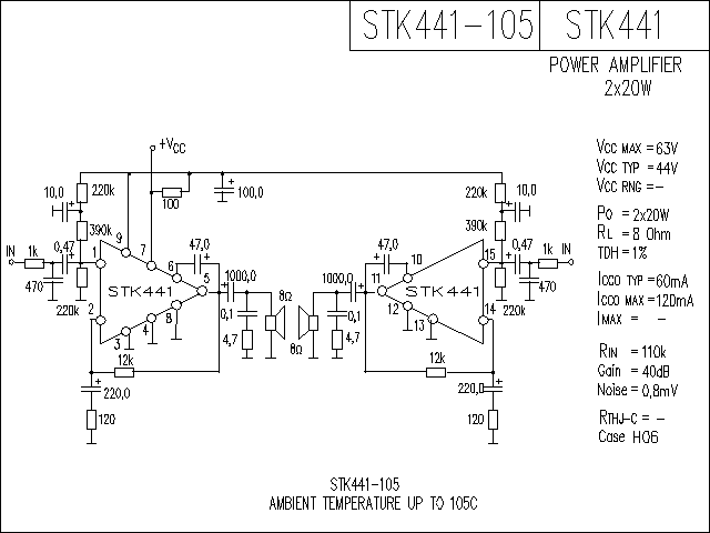 STK441功放电路