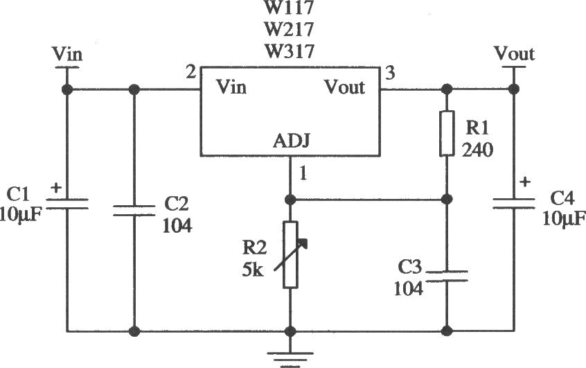 W317L／W317M／W317系列三端可调正集成稳压器的应用
