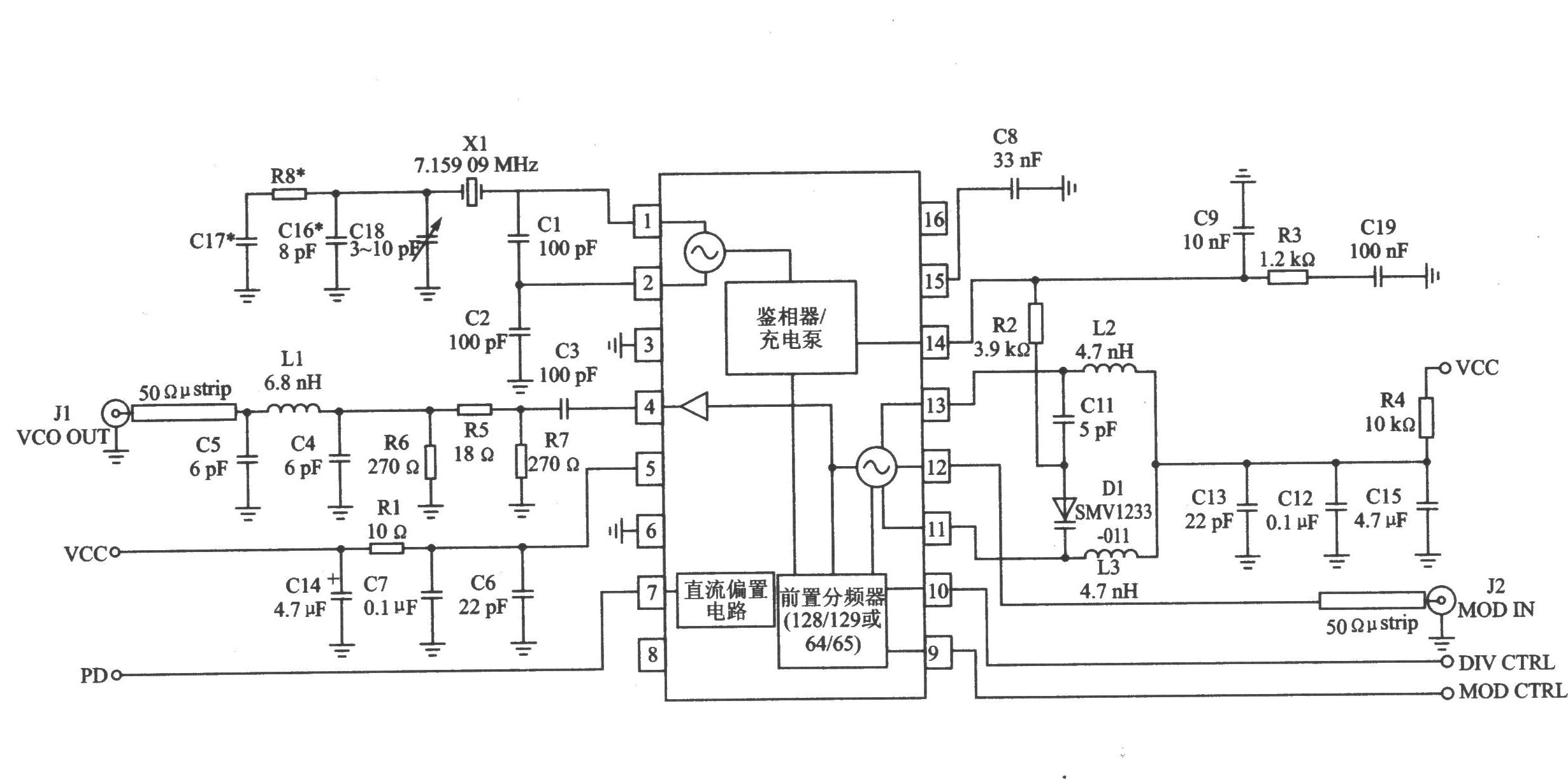 RF2510 FM/FSK 915/868/433 MHz发射器