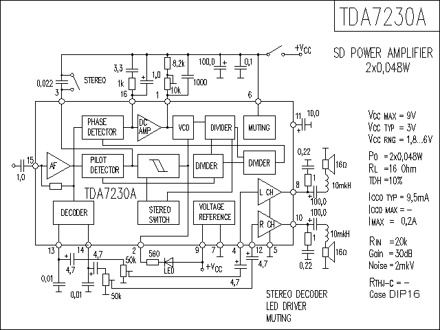 TDA7230A功放电路