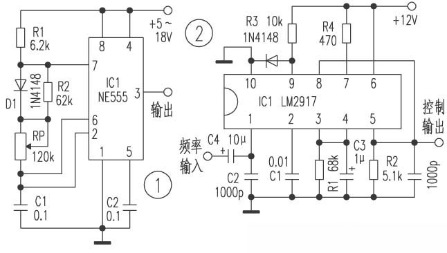 遥控用比例控制器电路