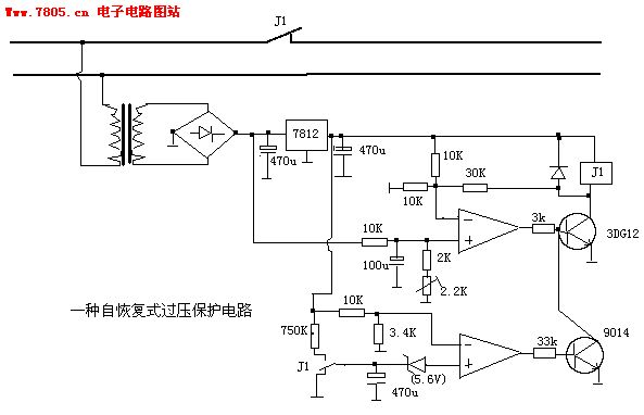 一种自恢复过压保护电路