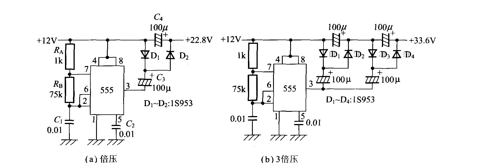 使用Timer IC的升压电路