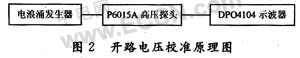 P6015A校准电浪涌发生器开路电压连接图