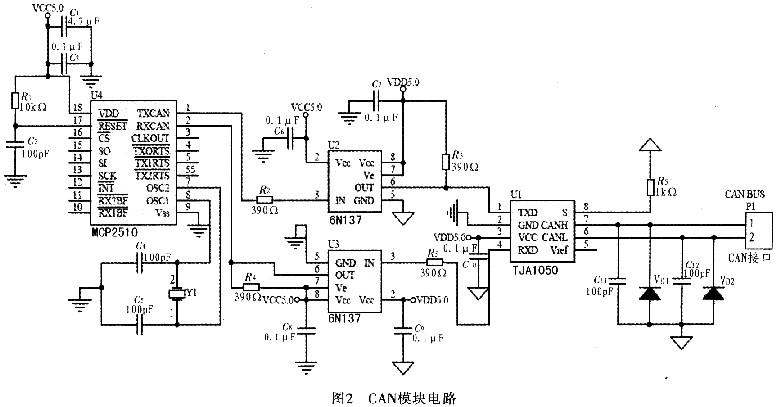 CAN模块电路