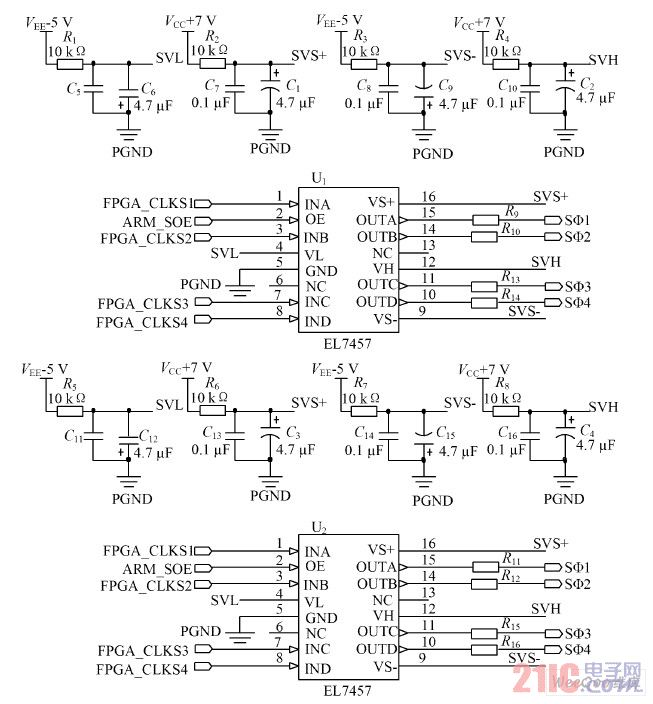  IΦ 1, 2, 3, 4; SΦ 1, 2, 3, 4 驱动产生