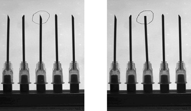 一次性注射针的缺陷