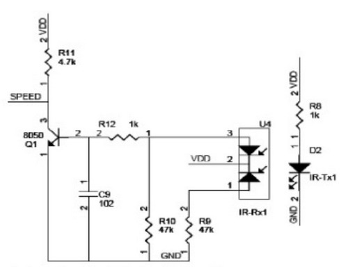 红外对管电路原理图